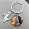 Time Gemstone Pendant With Alloy Accessories Decorative Keychain