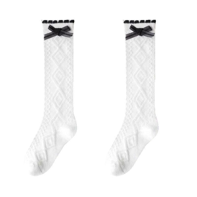 Children's Socks  Breathable Leg Socks  Comfortable  Bow Socks