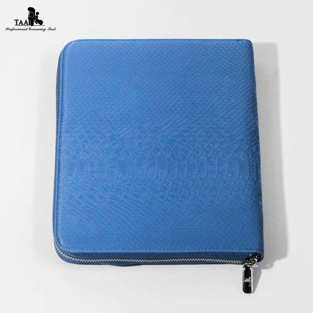 TAA Scissors Bag Pet Scissors Combs Bag Genuine Leather Lining PU Professional Tool Pack Colorful Morandi Pouch Pet Accessories 1