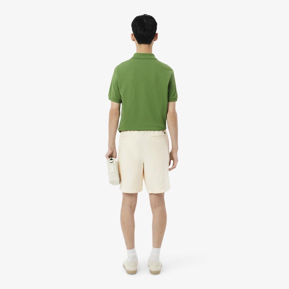 Lacoste Men's Linen Blend Banded Shorts GH2628-56G056