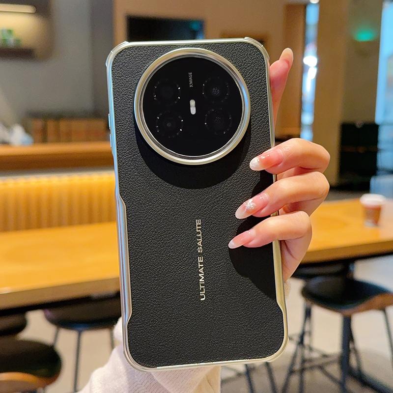 For Huawei Mate 70 70 Pro 70 ProPlus 70 Air Blade Magnetic Leather Solid Color Shockproof Anti-Oxidation Phone Case