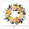Artificial Dahlia Orchid Wreath For Spring Wedding Party Decorations Door Artificial Flower New Artificial Hanging Flowers