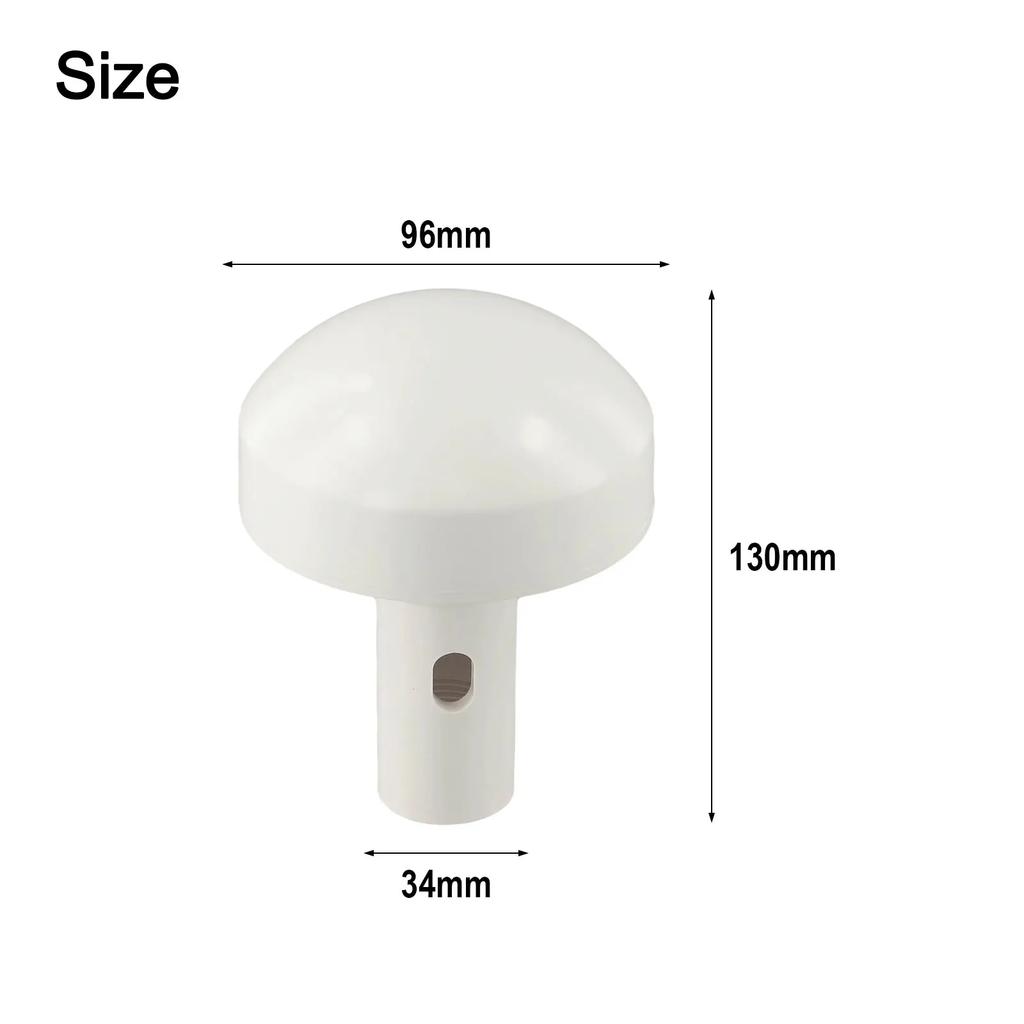 1pc GPS Antenna Housing With Base Outdoor Antenna Accessories Mushroom Head Design Positioning Antenna Accessory