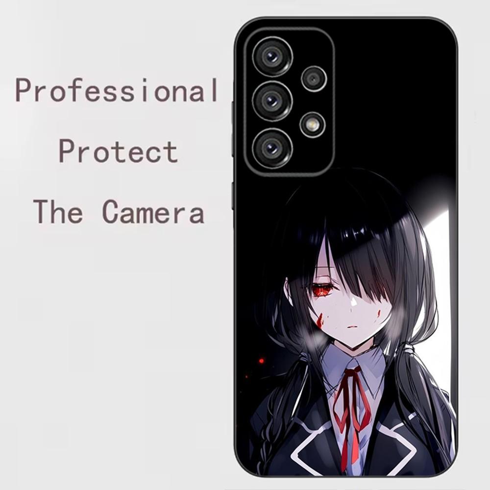 Tokisaki Kurumi Date a Live Phone Case For Samsung Galaxy A13,A21s,A22,A31,A32,A52,A53,A71,A80,A91 Soft Black Shell