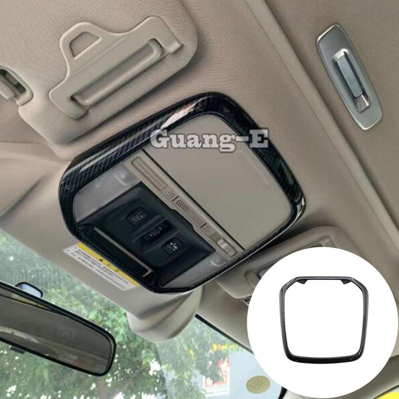For Subaru Forester 2018     Sticker Styling Inner Cover Front Head Read Reading Switch Light Lamp Frame Trim