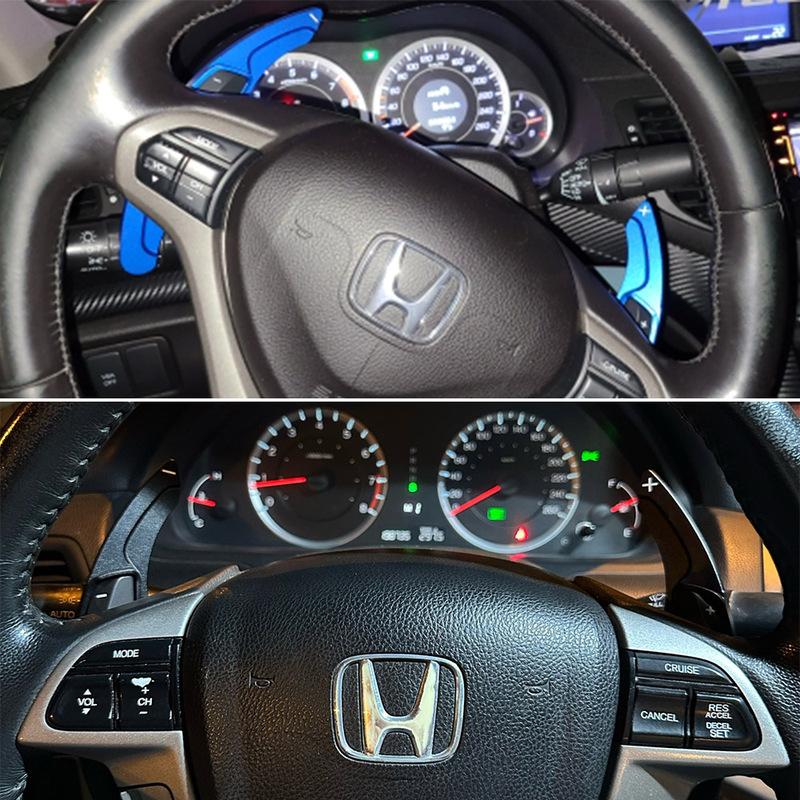 For Honda Accord Euro 8th Gen 2008 2009 2010 2011 2012 Odyssey Acura ILX Car Steering Wheel Paddle Shift Extension DSG Stickers