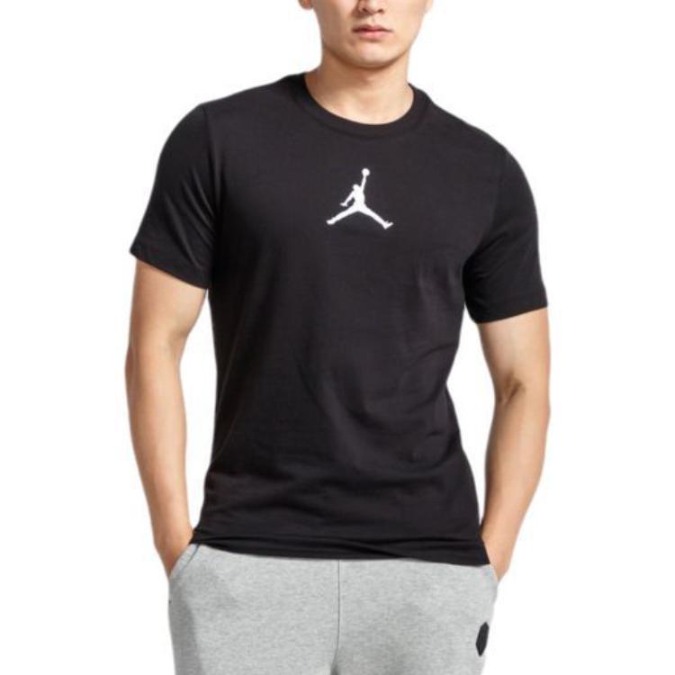 Jordan Flying Man T Shirt Men's Black (Unisex) T-Shirts BQ6741 010