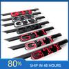 BRQ1 For VOLKSWAGEN VW GTI 1pc Black/Red 3D ABS GTI Letter Front Grille Emblem Replacement Style Suit For VW Golf 8 GTI Rline GTD Car