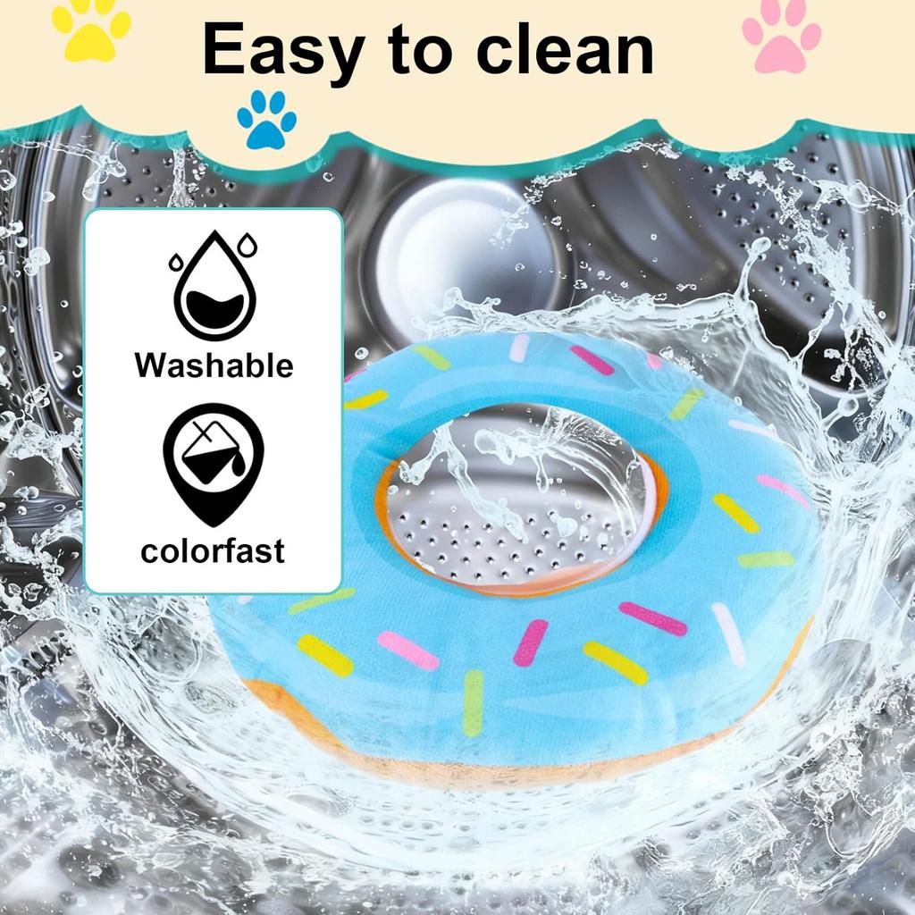 Soft Cute Cat Donut Collar Adjustable Pet Recovery Cone After Surgery Stop Licking Elizabethan Collar for Cat Dog Size S