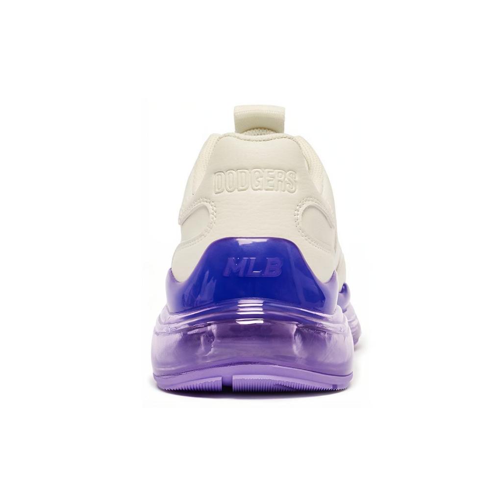 MLB Big Ball Chunky Synthetic Leather Comfortable Thick Sole Non-Slip Wear-Resistant Low-Top Dad Shoes Unisex sneaker Light-Purple 3ASHCDA1N-07LDL