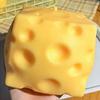 Extra Large Size Cheese Squeeze Toy Slow Rebound Cheese Stress Ball Cheese Pinch  ASMR Sensory