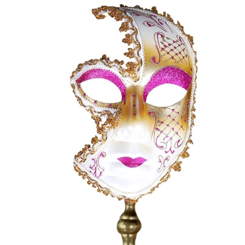 Masquerade Mask Halloween Cosplay Half Face Mask Masquerade Half Mask for Halloween Costume Masquerade Party Proms розы красного