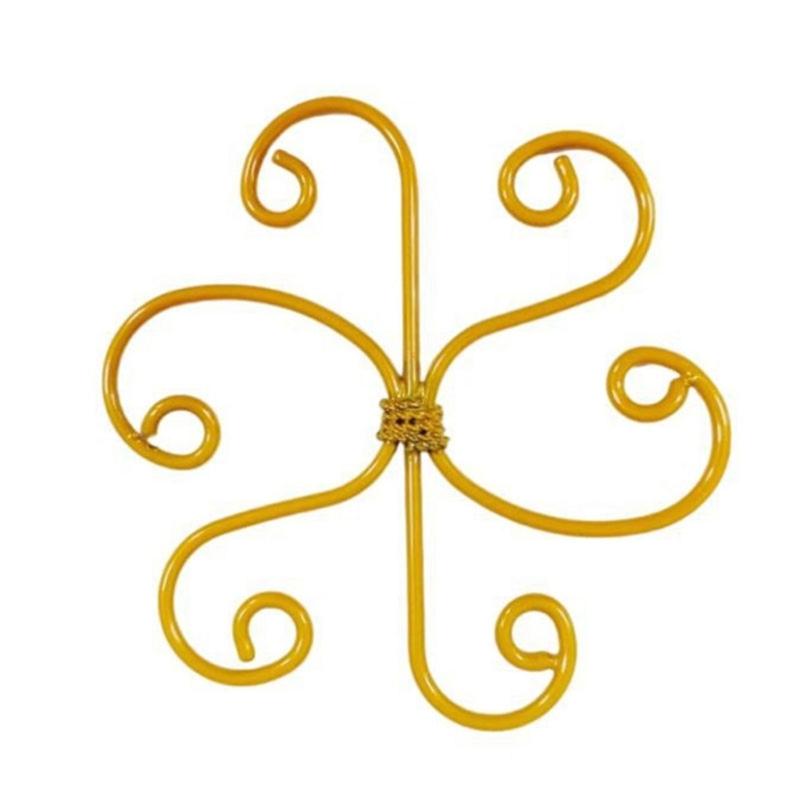 Rustproof Metal Flower Support Stake For Indoor Outdoor Climbing Vine Bouquets Decorative Garden Plant Structure 4 Pack