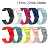 Premium silikon klokkereim klokkestropp silikonarmbånd hurtigutløser gummistropp armbånd 18mm 20mm 22mm bredde erstatning