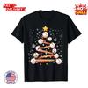 Baseball Player Christmas Tree Light Xmas Baseball Unisex Inspired T Shirt - NEW
