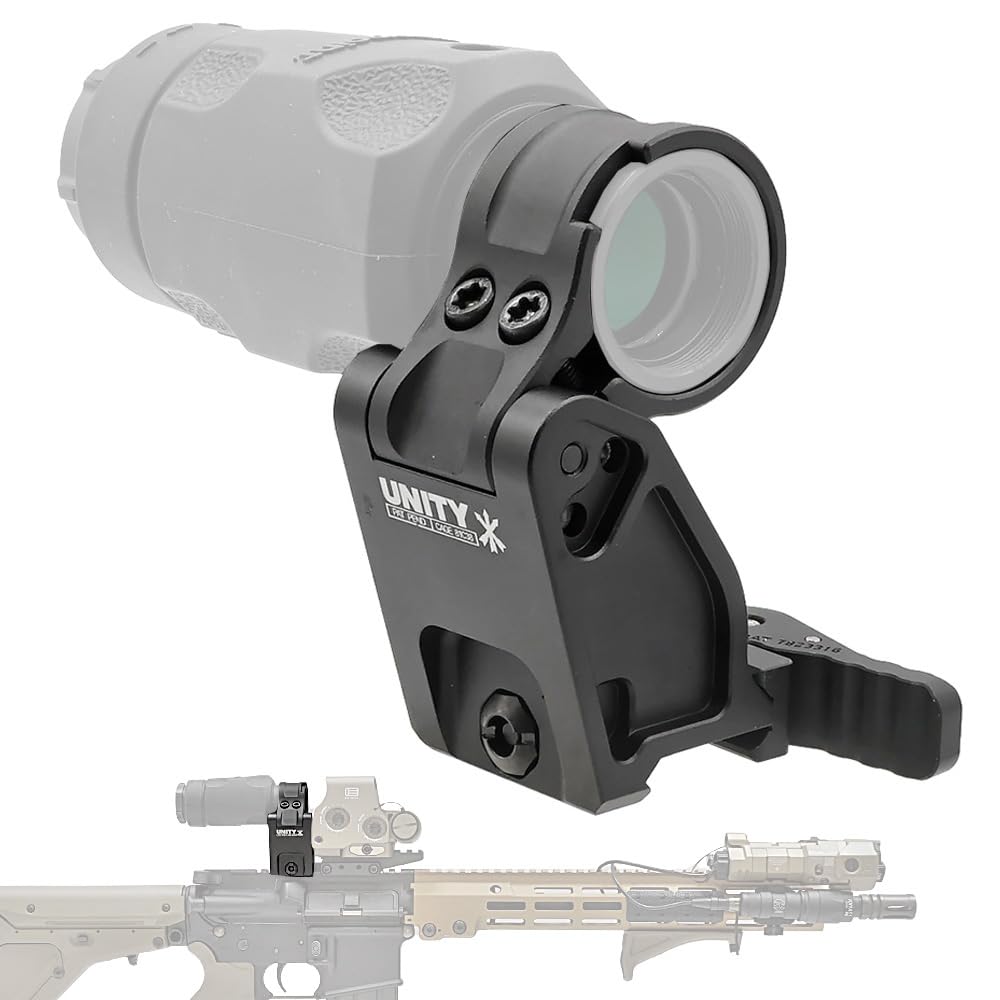 Evolution Gear UNITY TACTICAL FAST FTC 3XMAG Magnifier Mount Replica with Hard Anodized Finish