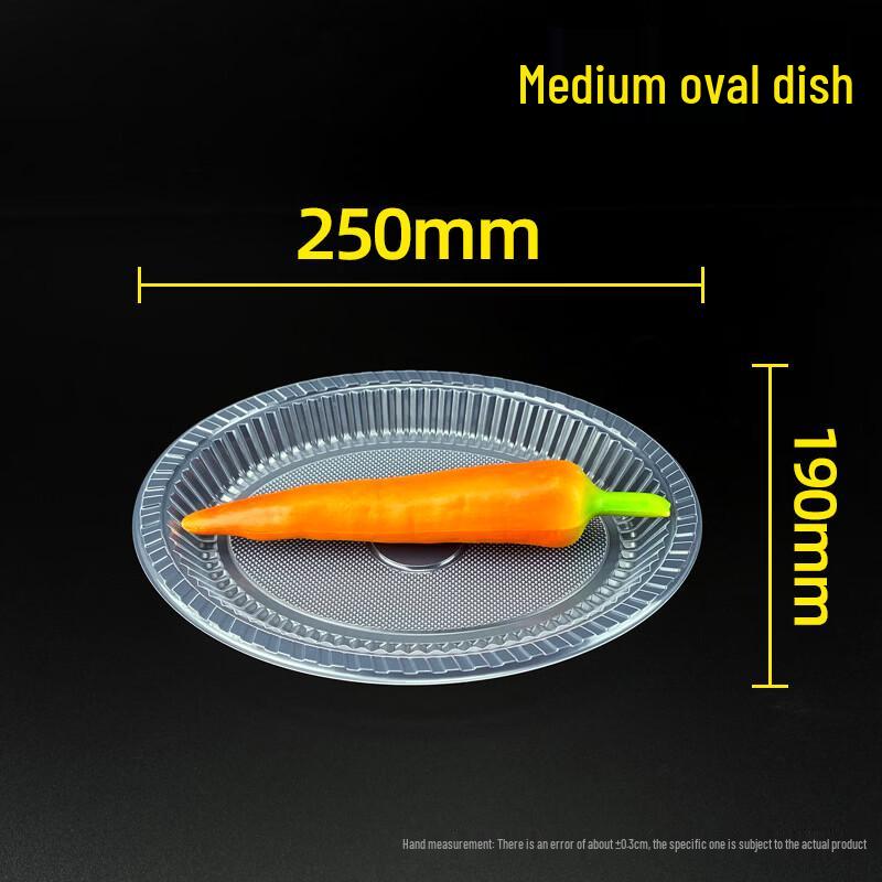 ZISIZ Disposable Plastic Serving Plates