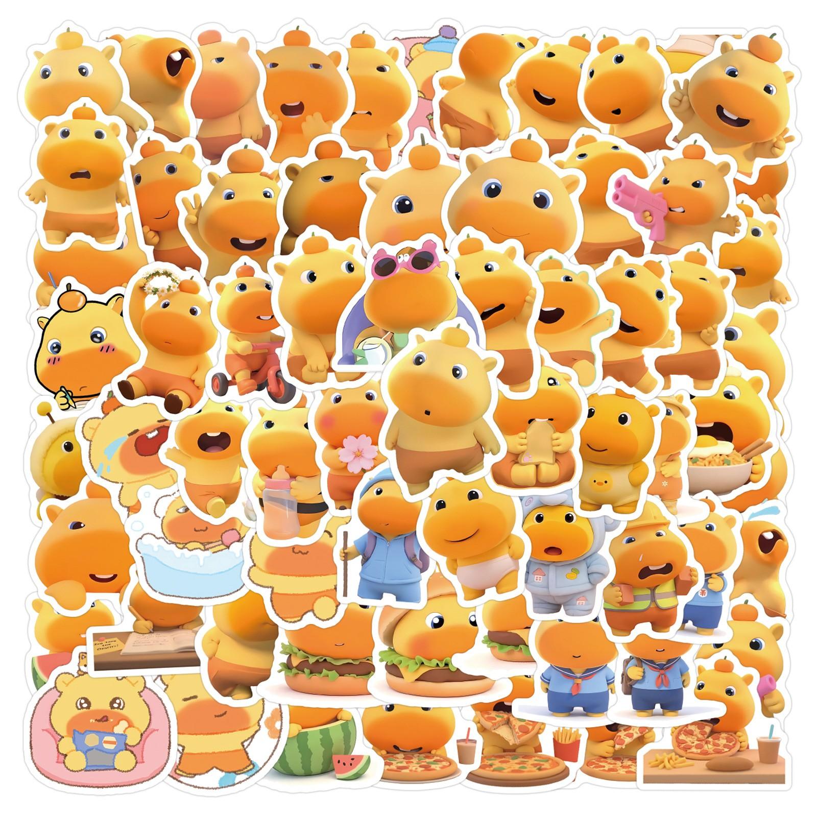 80pcs Suitcase Stickers Stickers Scooter Computer Tablet Cartoon Decoration