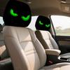 Car Headrest Covers 2 Pieces Dirt-Proof Covers With Big Eyes Design Elastic Protector For Automotive SUV Truck Vehicle Interior