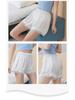 Women's Anti-Exposure Lace Safety Shorts, Lightweight & Non-Curling, Plus Size, Loose Fit for Summer.