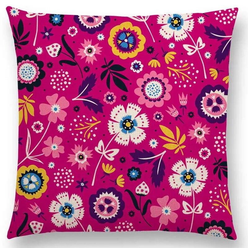 Kissenbezug Heimdeko Niedliches Blumenkissen Designer Hochwertig Sofa Wohnzimmer