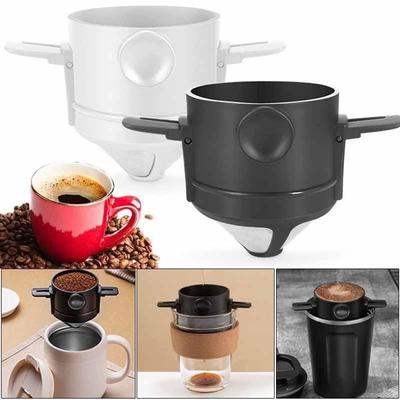 Filtro a goccia per bicchieri per uso domestico, filtro per caffè, filtro per caffè, riutilizzabile, portatile, riutilizzabile, 1 pezzo