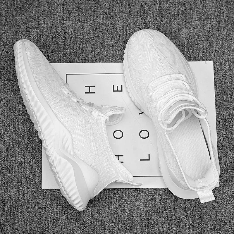 MAEDEF Summer New Men's Shoes Mesh Breathable Comfortable Casual Lace Up Walking Driving Flats Wear-resisting Male Sports Shoes