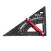 Adjustable Angle Aluminum Alloy Triangle Ruler 7 Inch Adjustable Rafter Framing Square  Woodworking