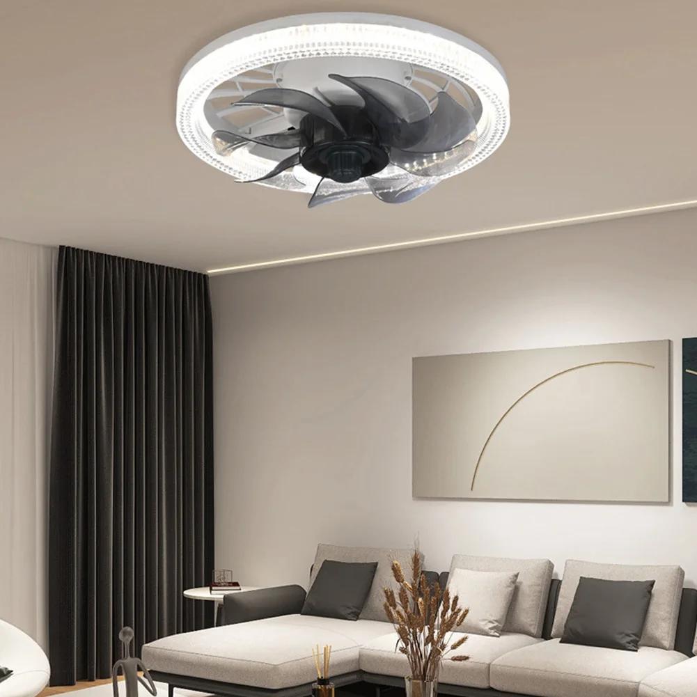2-in-1 Drei-Geschwindigkeits-Modus LED-Ventilatorleuchte mit Fernbedienung Licht Deckenventilator Beleuchtungsbasis für Zuhause Schlafzimmer Licht Ventilator Decke