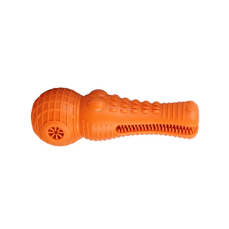 

AD23-Dog Toy Gnawing Simulation Crocodile Molar Stick Dog Toothbrush Vocal Teeth Cleaning Orange оранжевый