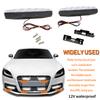 6LED DRL Daytime Running Lights 12V Super Bright Flexible Waterproof Car Auto Motorcycle Light Assembly Driving Fog Light