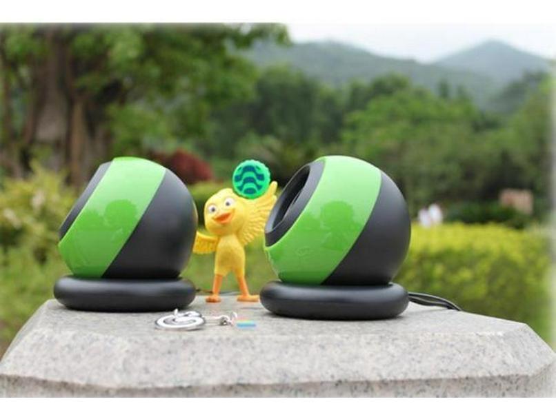 Jiteng JT015 Mini USB Lautsprecher E-06 - Kleiner Computerlautsprecher mit Magic Ball Design