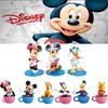 Disney Minnie Mickey Figure Teacup Toy Set For Kids Pvc Material Perfect For Cake Decoration And Diy Projects