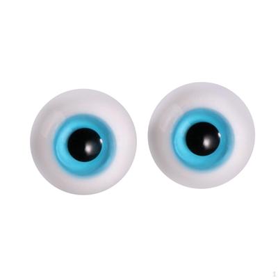2 Stück Puppenaugen aus Glas, Wackelaugen 6 mm, Zubehör, beweglich für die Herstellung von Zubehör, Skulpturen