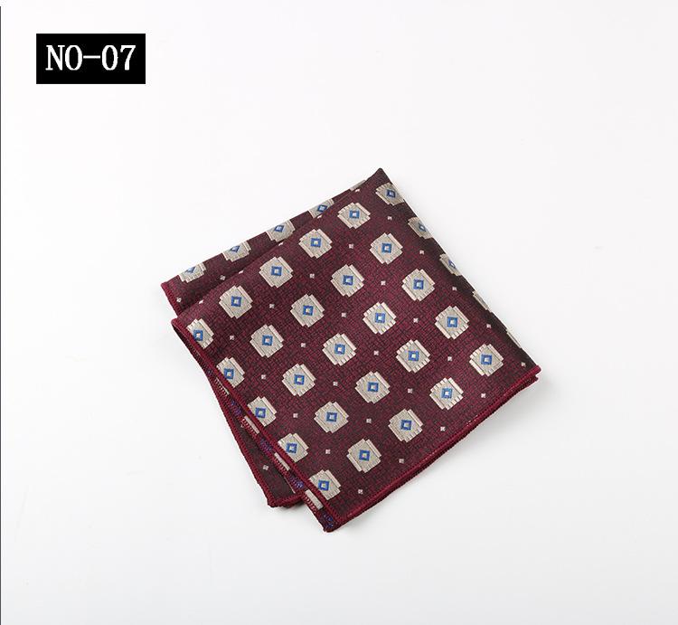 Herren-Taschentuch, Hochzeits-Hochzeits-Bräutigam-Bankett-Zeremonie-Geschäfts-Brusttuch, Kleines quadratisches Tuch, Taschentuch, Hochwertige Polyesterseide