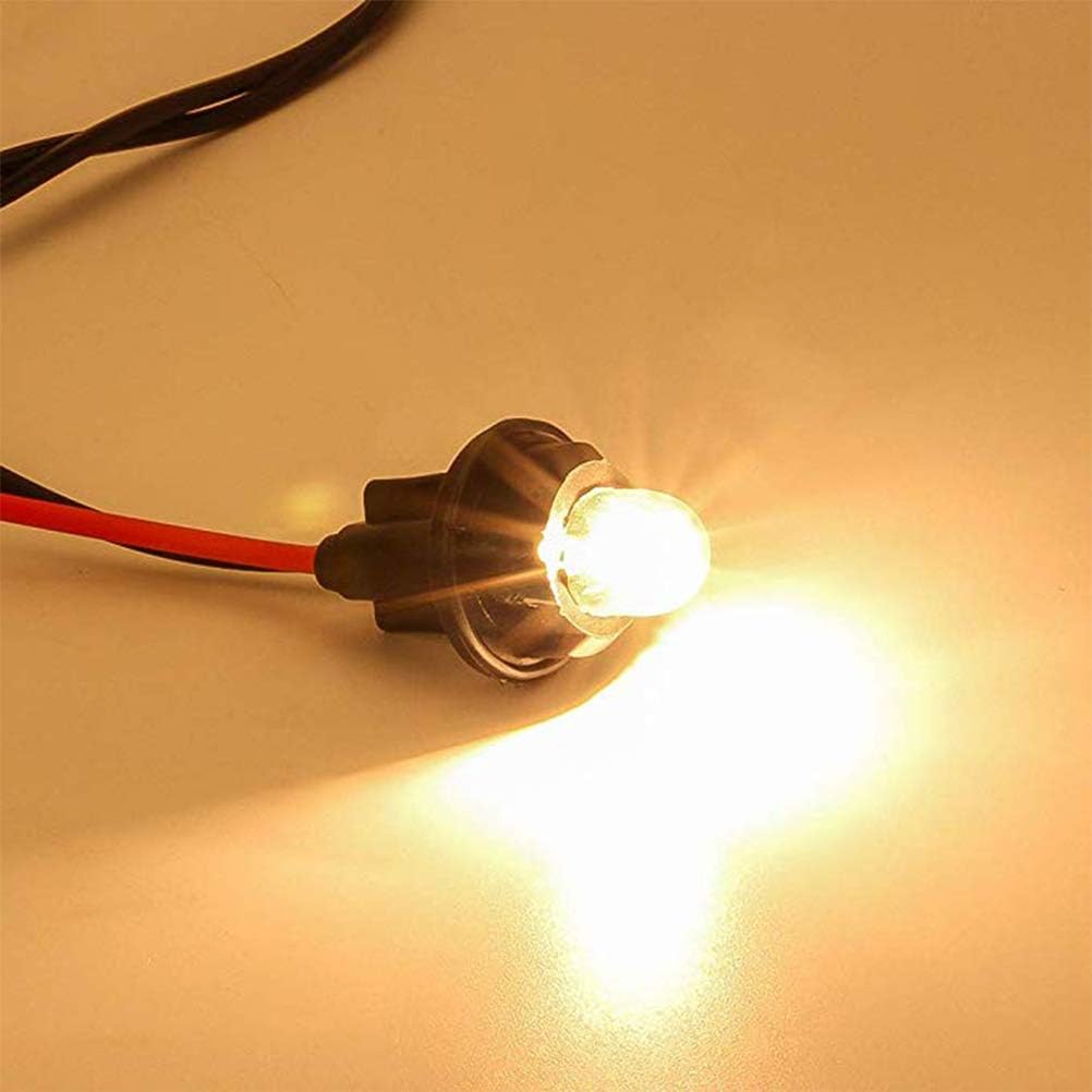 Senzeal T10 W5W 194 LED Bulbs 921 Sockets Adapter Rubber + Copper Wire 6pcs