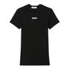 Womens/Ladies Ribbed Crew Neck Slim T-Shirt