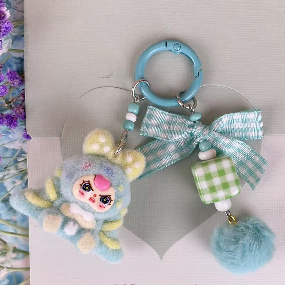 Keychain With Cartoon Plush Pendant For Kids And Gift Giving