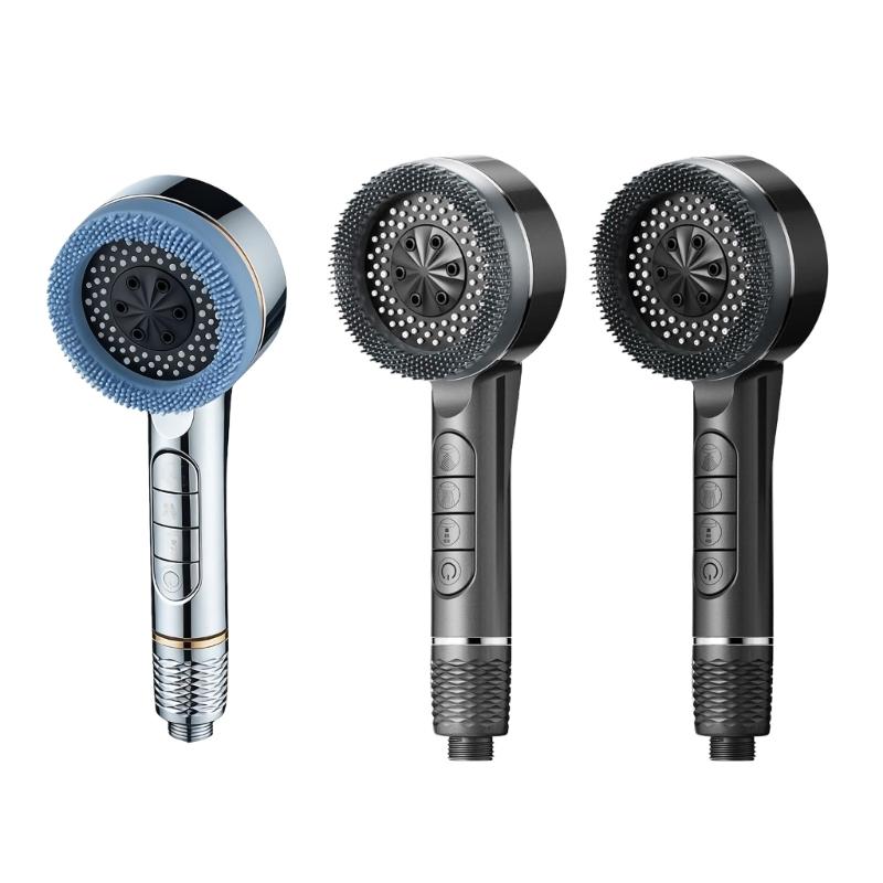 Water Saving High Pressure Filter Shower Head 4 Sprays Setting Massage Hand Showerhead For Enhanced Bath Experience