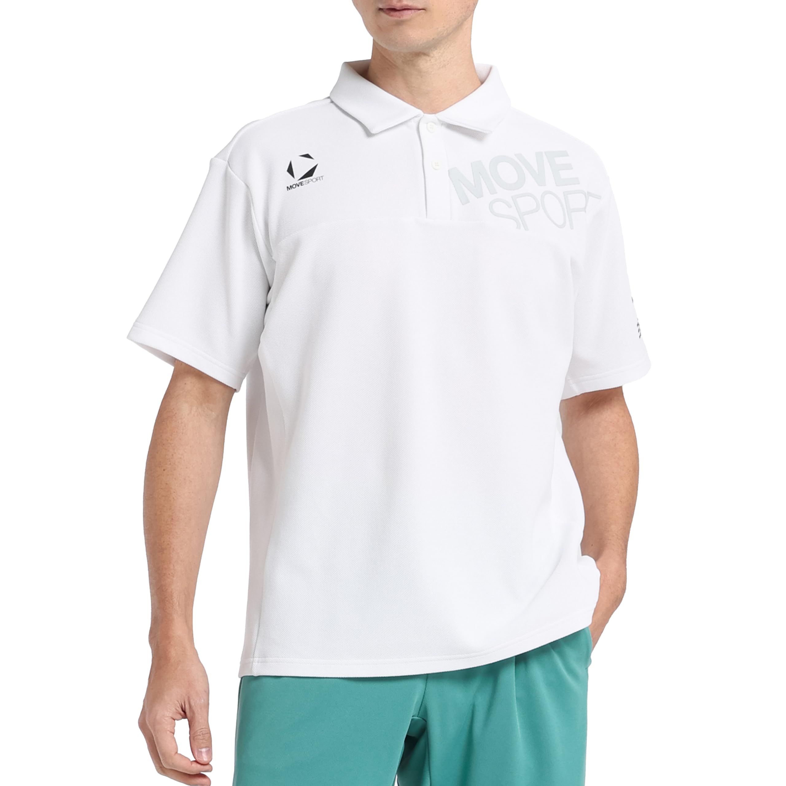 

Спортивная футболка-поло с коротким рукавом Move Sports Descente с охлаждающей функцией и защитой от УФ-лучей для бега и мужских тренировок WH00, (ST5SHS03M)
