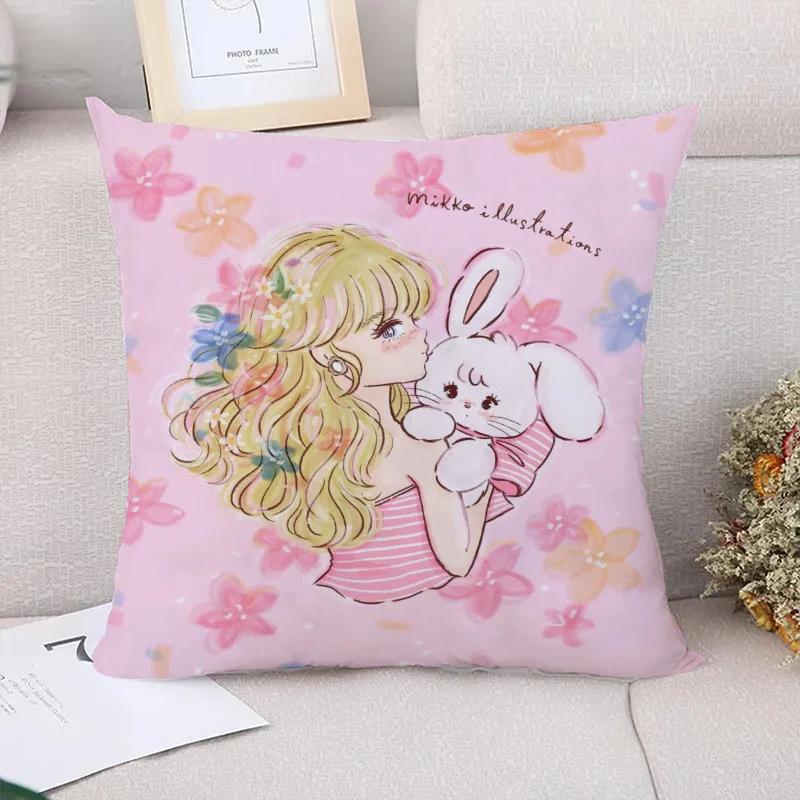 Pillow Cases Decorative Cushions Cover for Sofa Mikko Illustrations Pillowcase  Pillowcases  Cushion Covers Fall Decor