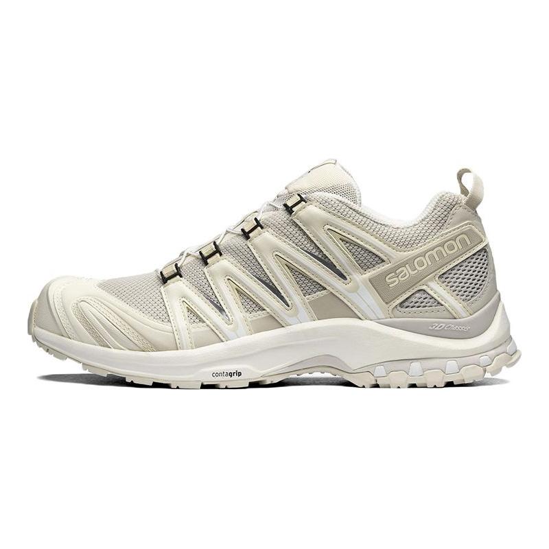 Salomon XA Pro 3D ADV Comfortable Fabric Slip-Resistant Durable Low-Top Trail Running Shoes Unisex sneaker Earth-Gray 416176
