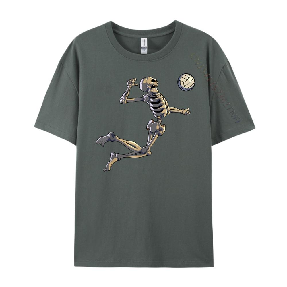 Volleyball Skeleton Women Men Volleyball Player Men T Shirts High Quality Durable and Wearresistant TShirts 4TH of July
