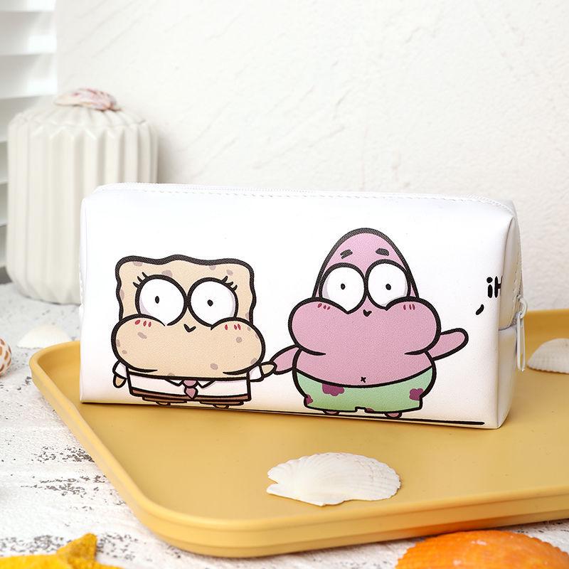 

SpongeBob Cartoon Pencil Case: Cute & High-Value Student Stationery Bag