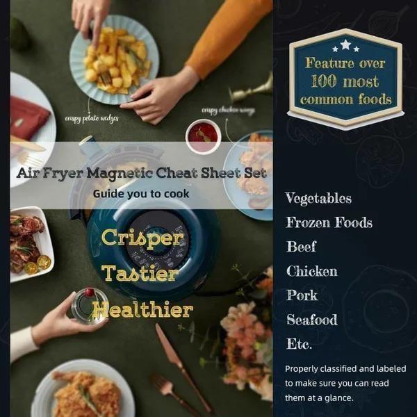 Aimants Cuisine : Guide De Cuisson Magnétique Pour Friteuse à Air - Temps Et Températures Inclus