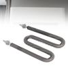Finned Heating Element W Type 3500W M18 X 25 Stainless Steel Electric Heat Tube for for Ovens Baking Air Conditioning AC 380V