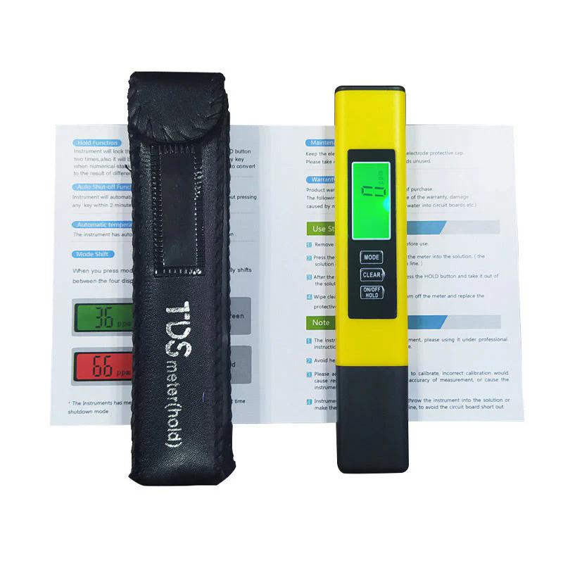 Multi-functional Water Quality Test Pen Water Quality Detection Pen Household Drinking Water EC Meter 2in1 TDS Test Meter