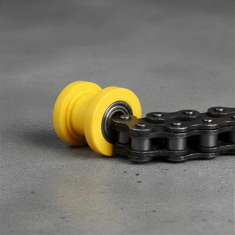 Chain Tensioner Drive Pulley 2Pcs 8MM 10MM Guide Wheel Replacement Set for Motorcycle Motocross Riding