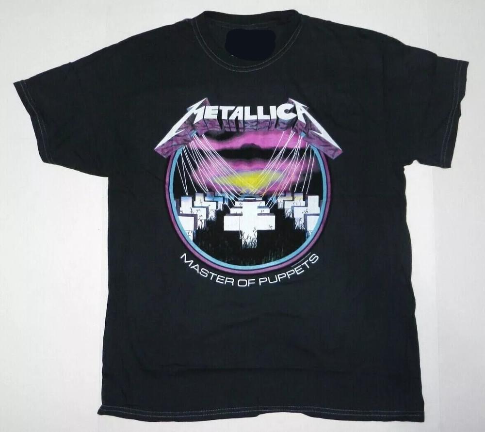 

Metallica Master of Puppets Inspired Rock Band Fan Tee S-4XL Unisex T-Shirt XXL