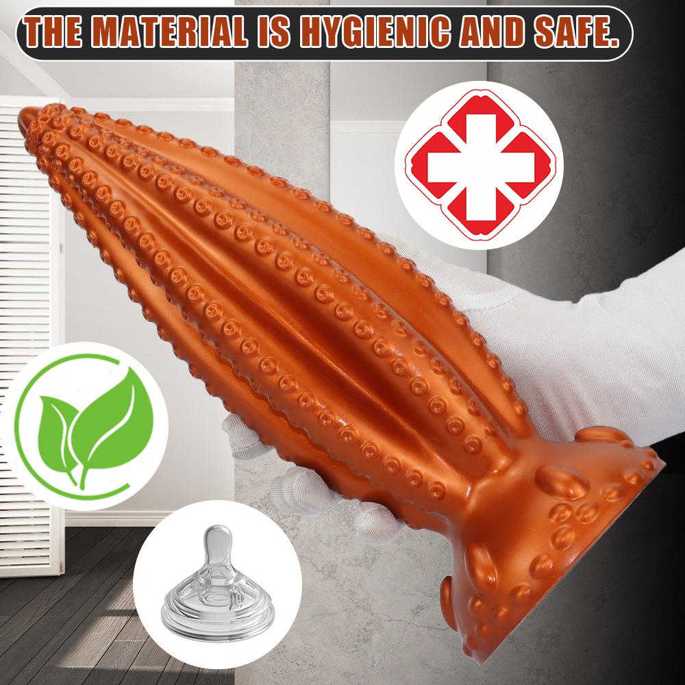 Tappo Anale Tentacolo - Giocattolo Anale Indossabile in Silicone, Giocattolo per Adulti SM con Texture Realistiche, Giocattoli Anali per Principianti